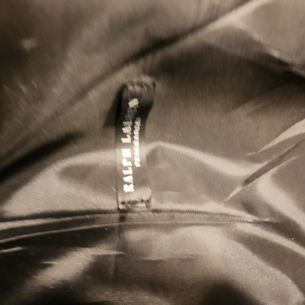 Ralph Lauren Black Backpack with Embroidered Polo Logo EUC - Picture 6 of 7